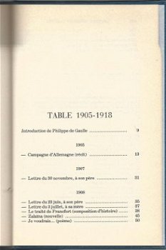 CHARLES DE GAULLE**LETTRES NOTES ET CARNETS**1905-1918**PLON - 6