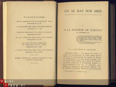 PAUL CHACK**ON SE BAT SUR MER**1928**EDITIONS DE FRANCE - 3