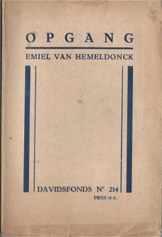 EMIEL VAN HEMELDONCK**OPGANG**DAVIDSFONDS LEUVEN**SOFTCOVER*