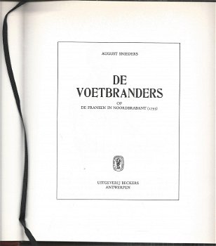 AUGUST SNIEDERS **DE VOETBRANDERS** OF **DE FRANSEN IN NOORDBRABANT (1793)** - 1