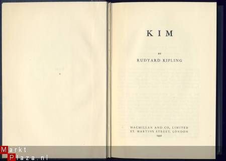 RUDYARD KIPLING**KIM**MACMILLAN AND CO*1950* - 3