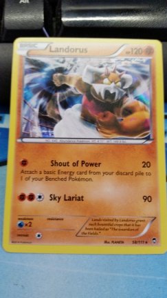 Landorus holo 58/111 XY Furious Fists - nr. 1