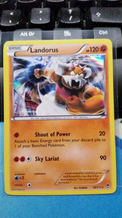 Landorus holo 58/111 XY Furious Fists nearmint - nr. 1