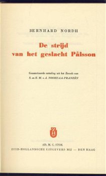 BERNHARD NORDH**DE STRIJD VAN HET GESLACHT PÄLSSON**TEXTUUR - 2