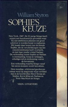 WILLIAM STYRON**SOPHIE'S KEUZE*VERFILMD HOOFROL MERYL STREEP - 2