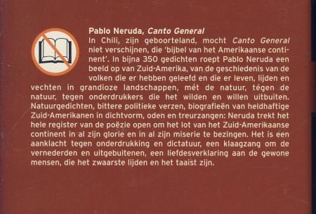 PABLO NERUDA**CANTO GENERAL**DE VERBODEN BOEKEN DE MORGEN - 3