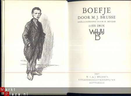 M.J. BRUSSE **BOEFJE **1957**W. L . & J. BRUSSE'S UITG. MIJ. - 1