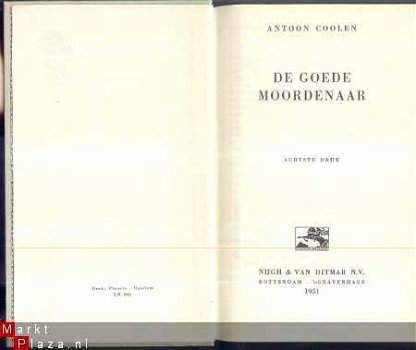 ANTOON COOLEN**DE GOEDE MOORDENAAR**NIJGH & VAN DITMAR*NIM - 2