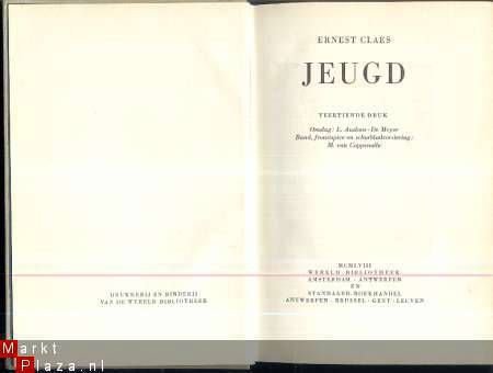 ERNEST CLAES**JEUGD**1958**WERELDBIBLIOTHEEK*HARDCOVER** - 2