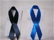 donkerblauwe lintjes dark blue ribben ME / MCS - 1 - Thumbnail