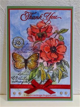 Bedankt 11: Thank you met PB stempel - 1