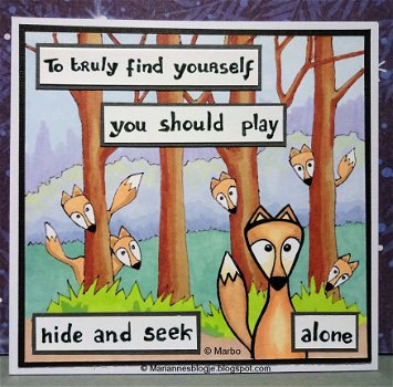 Tekstkaart 13: Hide and seek - 1