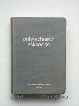 [1961] Het Polytechnisch Zakboekje van PBNA, 1961 - 1