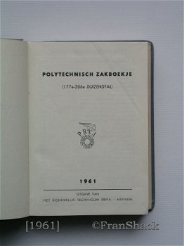 [1961] Het Polytechnisch Zakboekje van PBNA, 1961 - 2