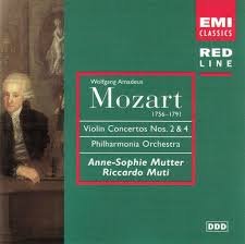Anne- Sophie Mutter Philharmonia Orchestra, Riccardo Muti - Mozart: Violin Concertos Nos 2 & 4 CD - 1