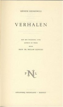 HENRYK SIENKIEWICZ**VERHALEN**PROF. DR. WACLAW LEDNICKI** - 2