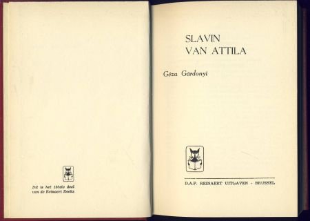 GEZA GARDONYI**SLAVIN VAN ATTILA**MARGIT LEIKER -KOZELKA** - 2