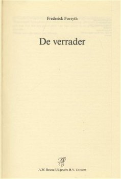 FREDERICK FORSYTH**DE VERRADER**THE DECEIVER**SPLENDIDE SKYV - 4