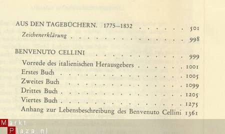 GOETHE**AUTOBIOGRAPHES III**BENVENUTO CELLINI*SCHWEIZER REIS - 4