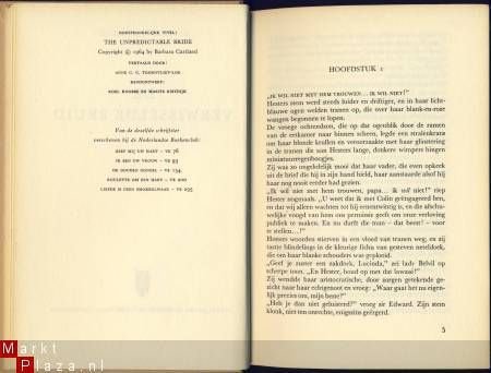 BARBARA CARTLAND**DE VERWISSELDE BRUID*UNPREDICTIBLE BRIDE* - 3