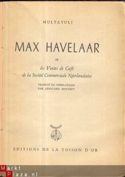 MULTATULI**MAX HAVELAAR**TRADUCTION FRANCAISE**TOISON D'OR** - 2