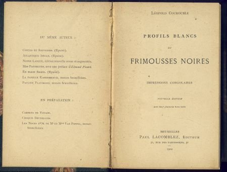 LEOPOLD COUROUBLE**PROFILS BLANCS+FRIMOUSSES NOIRES*RERLIURE - 2
