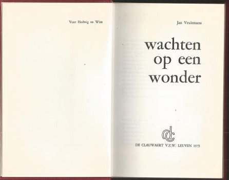 JAN VEULEMANS**WACHTEN OP EEN WONDER** RODE TEXTUUR LINNEN** - 5