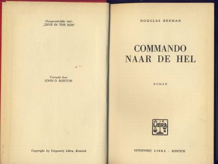 DOUGLAS REEMAN**COMMANDO NAAR DE HEL**RODE LIBRA HARDCOVER** - 2