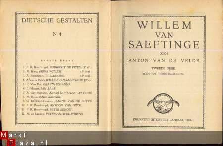 DIETSCHE GESTALTEN* WILLEM VAN SAEFTINGE *ANTON VAN DE VELDE - 2