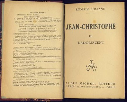 ROMAIN ROLLAND**JEAN-CHRISTOPHE+ANTOINETTE*ALBIN MICHEL*HARD - 2