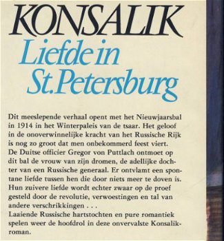 HEINZ G. KONSALIK**LIEFDE IN ST.PETERSBURG**HARDCOVER BOEKER - 2