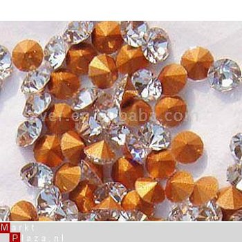 100 X Glass strass Punt 1,5mm Crystal nail art gel Acryl - 1