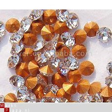 100 X Glass strass Punt 1,5mm Crystal nail art gel Acryl