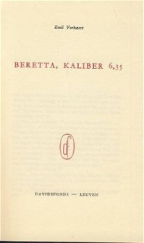 EMIL VERHAERT**BERETTA, KALIBER 6,35**TEXTUUR LINNEN - 3