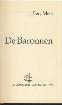 LEO METS**DE BARONNEN**BRUINE TEXTUUR LINNEN CLAUWAERT - 5