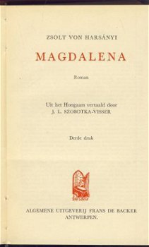 ZSOLT VON HARSANYI**MAGDALENA**TEXTUUR LINNEN DEBACKER - 2