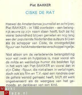 PIET BAKKER**CISKE DE RAT**D.A.P. REINAERT HARDCOVER - 2