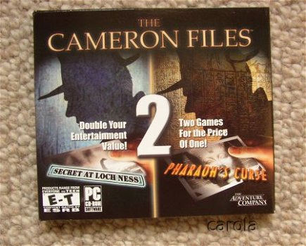 Cameron Files 1 en 2 Nieuw Geseald! - 1