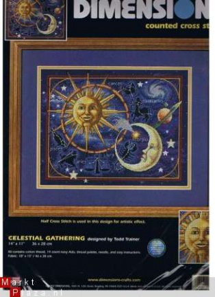 DIMENSIONS Borduurpakket CELESTIAL GATHERING - nr. 1