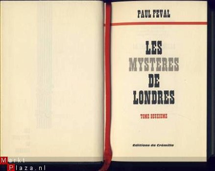 PAUL FEVAL**LES MYSTERES DE LONDRES*TOME DEUXIEME*CREMILLE - 2