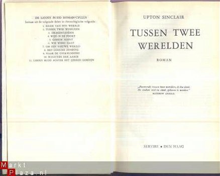 UPTON SINCLAIR**TUSSEN TWEE WERELDEN**SERVIRE DEN HAAG - 2