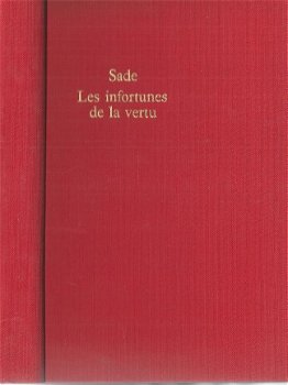 D.A.F. DE SADE**LES INFORTUNES DE LA VERTU**HARDCOVER TEXTURE ETOILE**LIVRE DE POCHE - 1