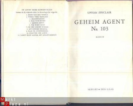 UPTON SINCLAIR**GEHEIM AGENT NR. 103**SERVIRE DEN HAAG - 2