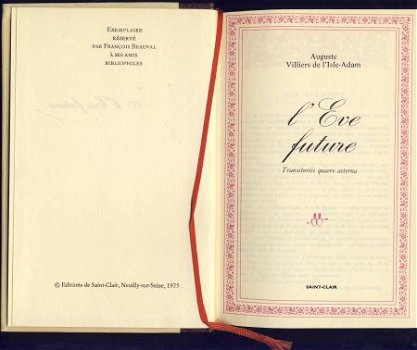 AUGUSTE VILLIERS DE L'ISLE-ADAM**L'EVE FUTURE**TRANSITORIIS - 3