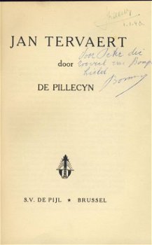 DE PILLECYN**JAN TERVAERT**S.V. DE PIJL BRUSSEL.**1947** - 2