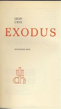 LEON URIS**EXODUS**UDH HARDCOVER+ROYALE GOUD-OPDRUK - 7