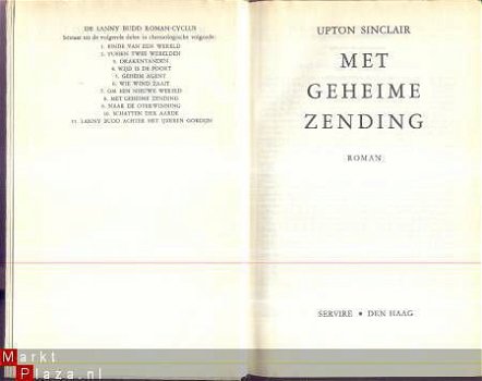 UPTON SINCLAIR**MET GEHEIME ZENDING**SERVIRE DEN HAAG - 2