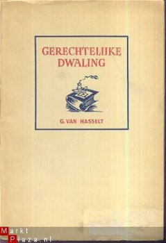 G. VAN HASSELT**GERECHTELIJKE DWALING**N.V. ONTSPANNINGSLECT - 1