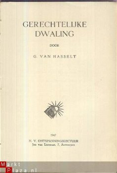 G. VAN HASSELT**GERECHTELIJKE DWALING**N.V. ONTSPANNINGSLECT - 2