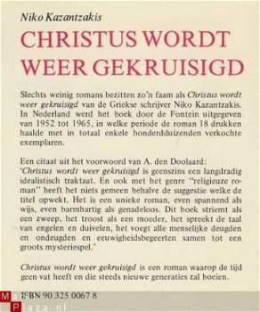 NIKO KAZANTZAKIS**CHRISTUS WORDT WEER GEKRUISIGD**DE FONTEIN - 1